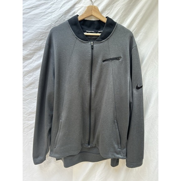 Nike Other - Nike Hyper Elite Dry Basketball Jacket Grey Black 2XL Sports Gym Athletic